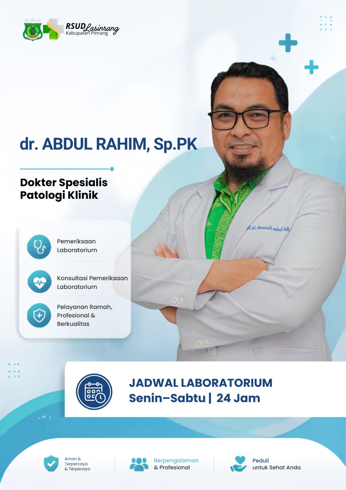Foto dokter patologi klinik